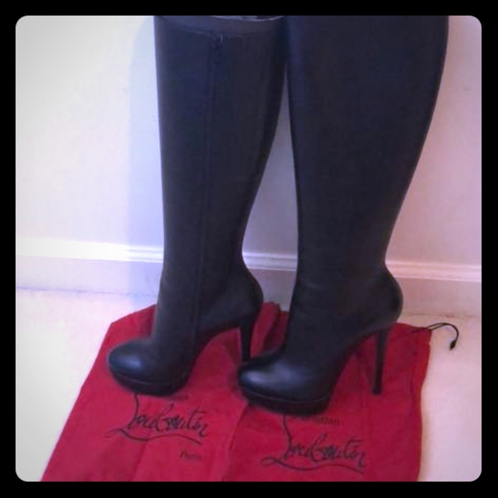 SOLD—Christian Louboutin Bianca Boota 140 size 38